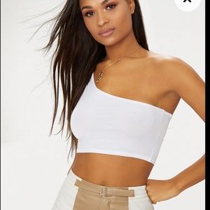 **SOLD** Pretty little thing one shoulder crop